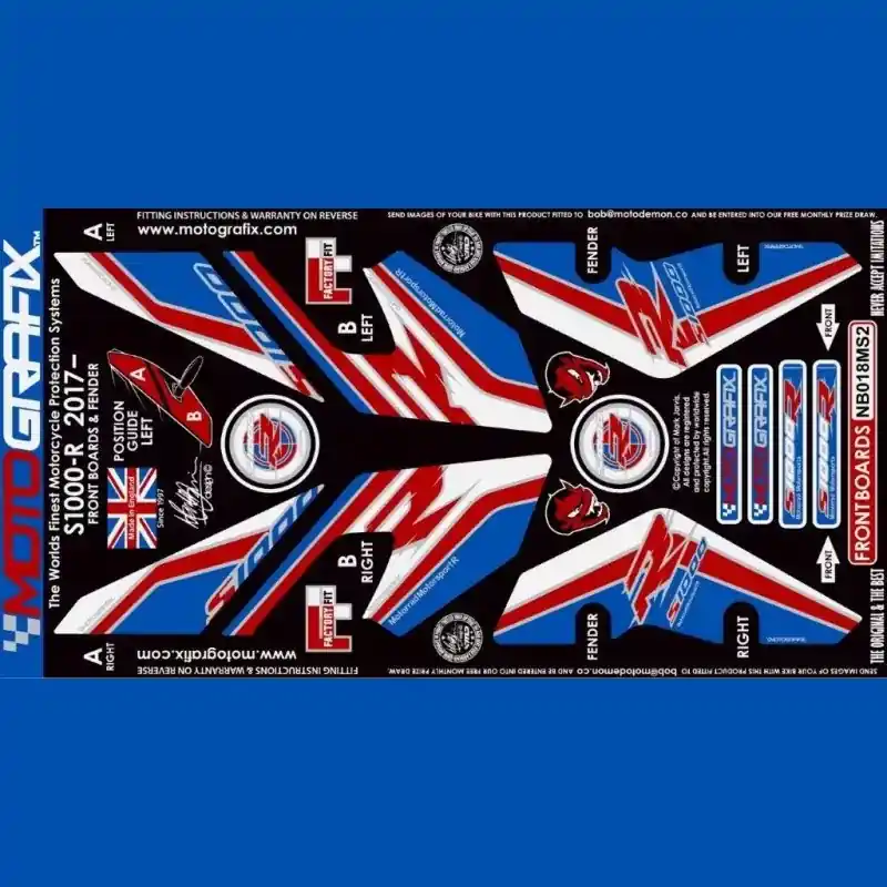 Rabatt Motografix Steinschlagschutz vorn passend für BMW S 1000 R (2017-)