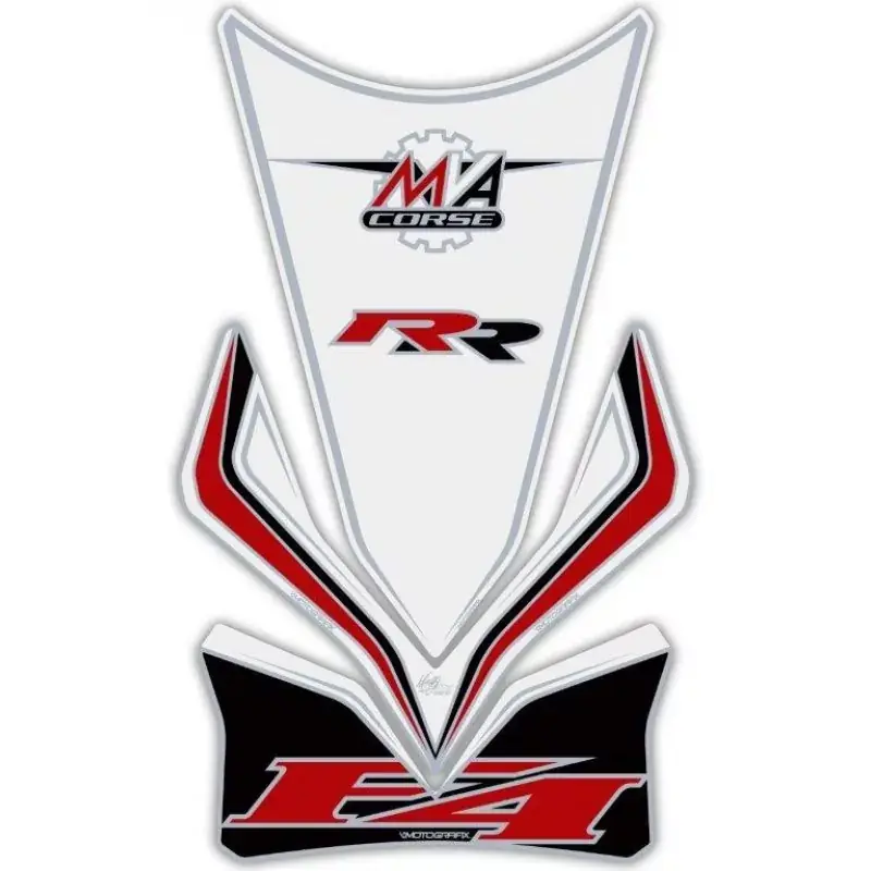 Motografix 3D Gel Tank Pad WHITE passend für MV Agusta F4 RR Günstig