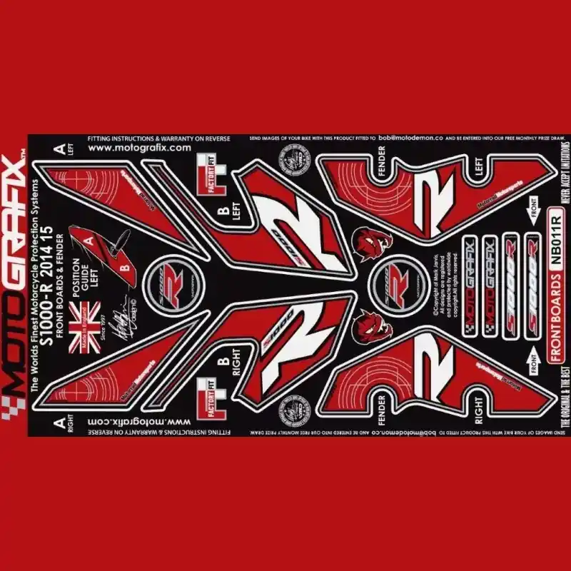 Echt Motografix Steinschlagschutz passend für BMW S 1000 R 2014-2016