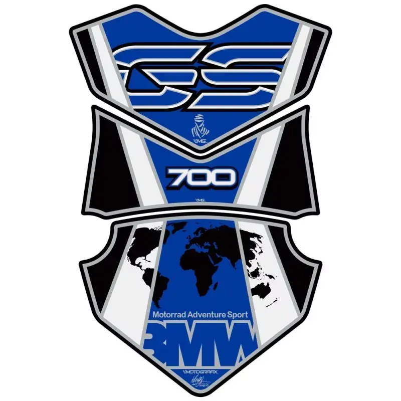 Must-Have Motografix 3D Gel Tank Pad Protector passend für BMW F 700 GS 2013