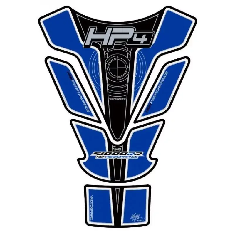 Echt Motografix 3D Gel Tank Pad passend für BMW HP4 Blue/Black