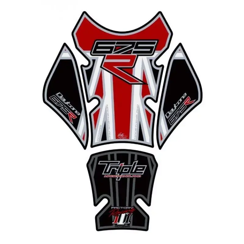 Motografix 3D Gel Tank Pad Protector TT022RJ passend für Triumph Daytona 675 R Sofort Bestellen