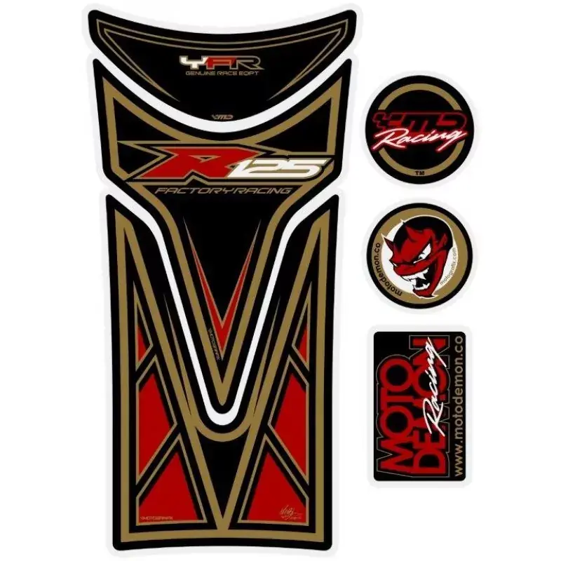 Motografix 3D Gel Tank Pad TY017K Black passend für Yamaha YZF R125 Preiswert