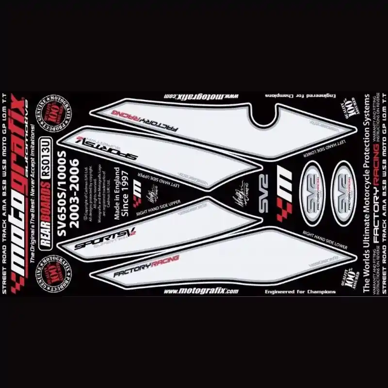 Heißes Angebot Motografix Steinschlagschutz passend für Suzuki SV 650 / 1000 03-06 RS013U