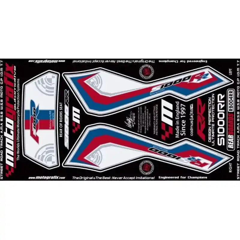 Beliebt Motografix Steinschlagschutz hinten passend für BMW S 1000 RR 2009-2011