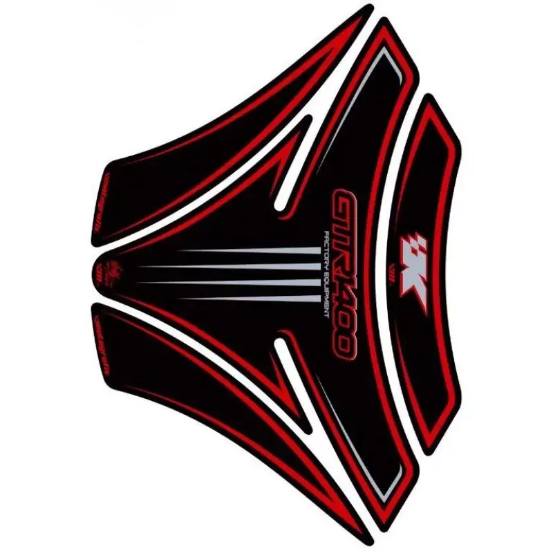 Neue Kollektion Motografix 3D Gel Tank Pad Protector Red passend für Kawasaki GTR 1400