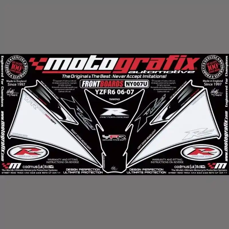 Motografix Steinschlagschutz Set passend für Yamaha YZF R6 2006-2007 Top-Angebot