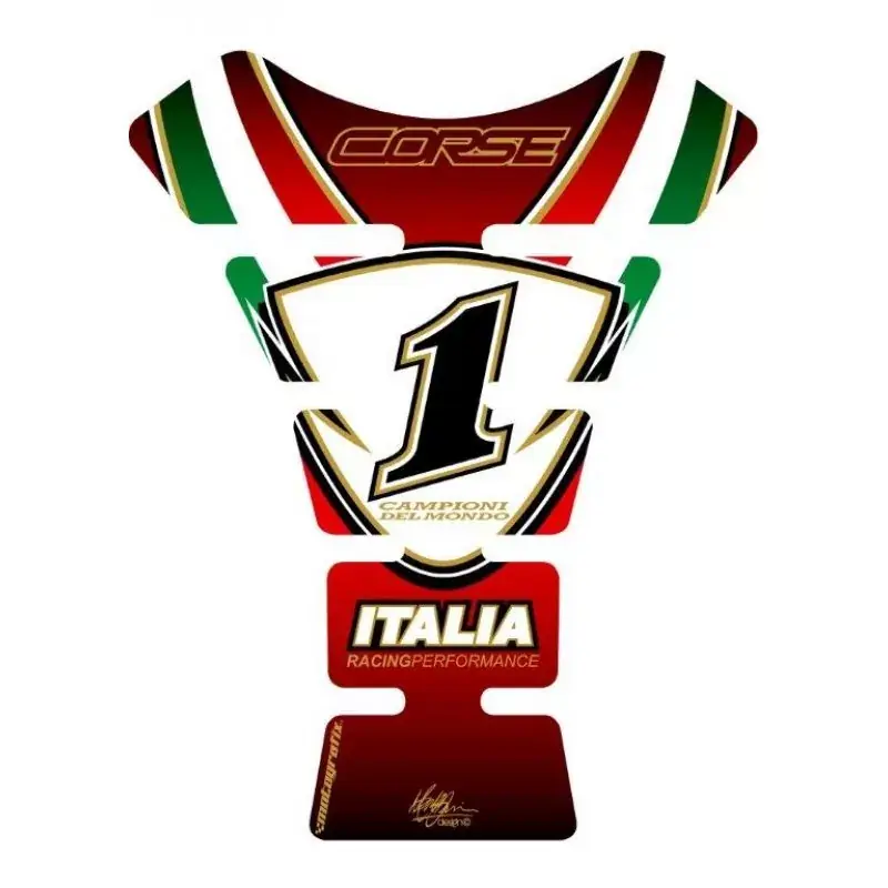 Kostenloser Rückversand Motografix 3D Gel Tank Pad passend für Ducati Corse #1 TD006R