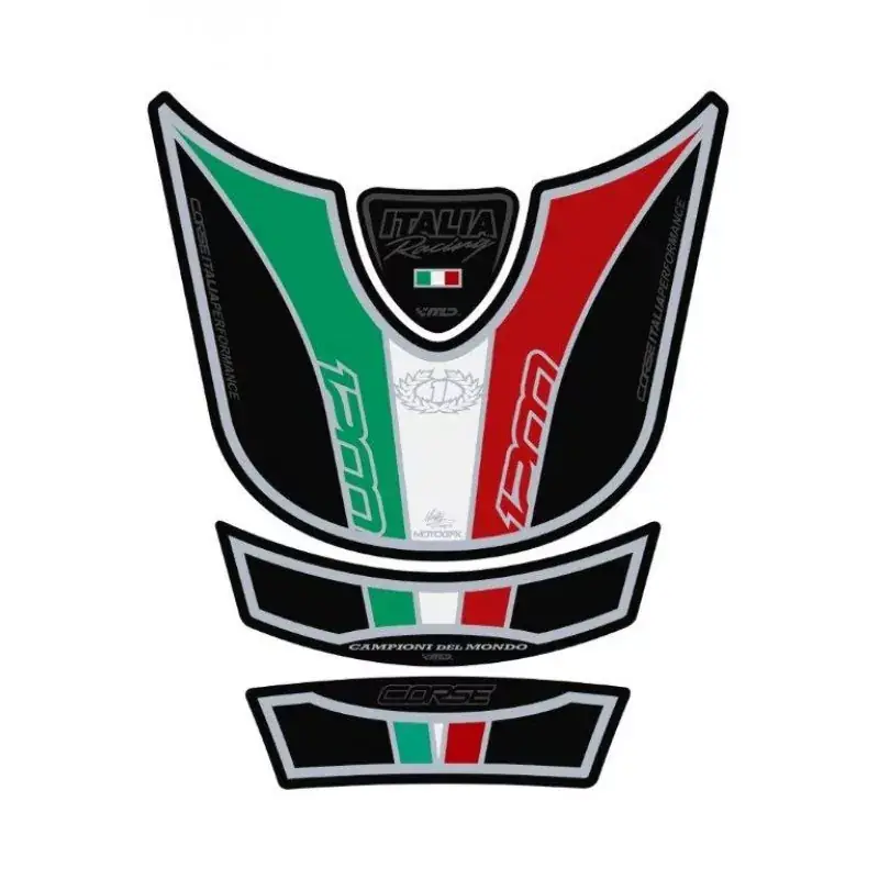 Motografix 3D Gel Tank Pad Protector TD016K passend für Ducati Multistrada 1200 Nur Heute