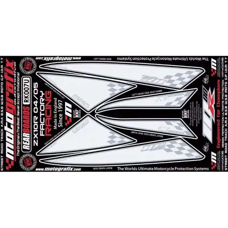 Motografix Steinschlagschutz hinten passend für Kawasaki ZX-10 R 2004-2005 Knallerangebot