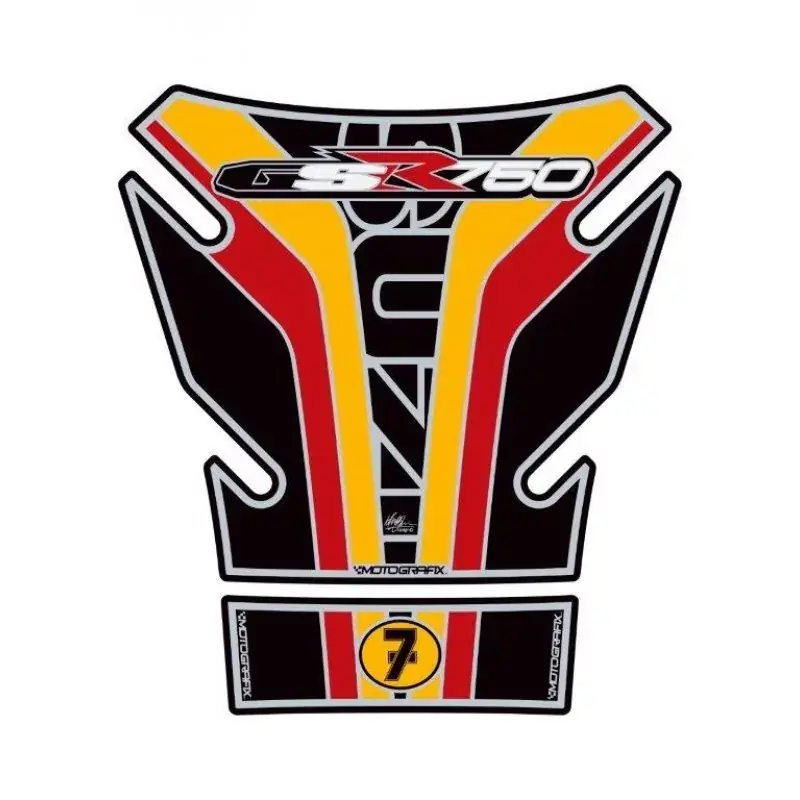Motografix 3D Gel Tank Pad Protector passend für Suzuki GSR 750 Must-Have