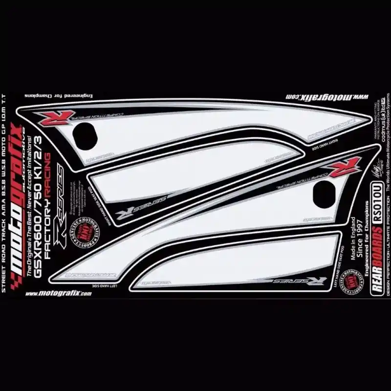 Jetzt Kaufen Motografix Steinschlagschutz hinten passend für Suzuki GSX-R 750 2001-2003