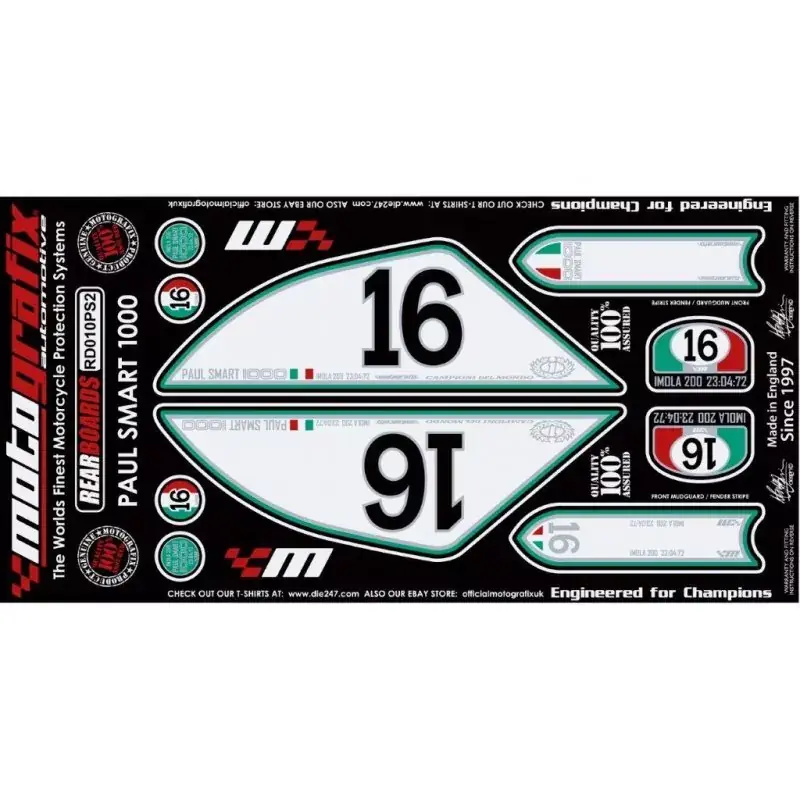 Preiswert Motografix Steinschlagschutz hinten passend für Ducati Sport Classic 1000 S