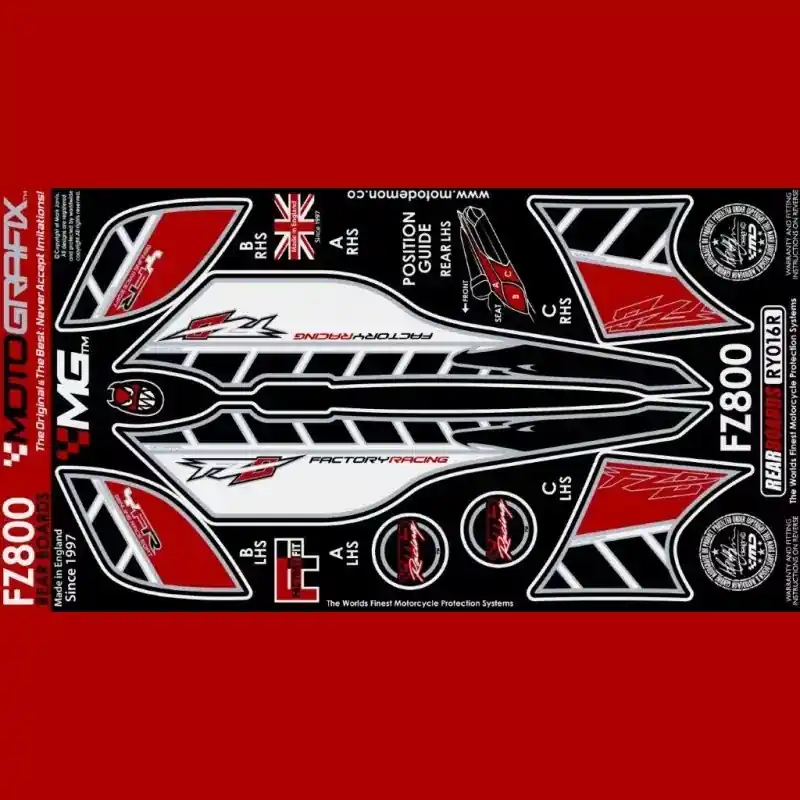 Motografix Steinschlagschutz hinten passend für Yamaha FZ 8 2010- Bestseller