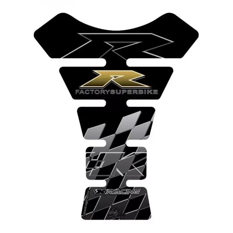 Top-Seller Motografix 3D Gel Tank Pad Protector passend für Kawasaki ZX-6 / 7 / 10 R