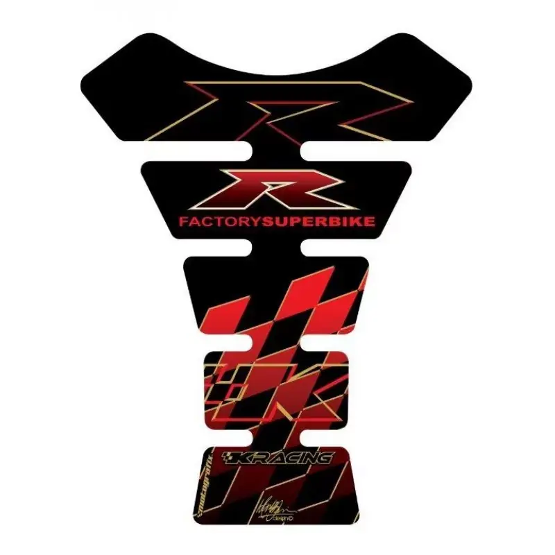 Motografix 3D Gel Tank Pad passend für Kawasaki ZX-6 / 7 / 10R Markenware