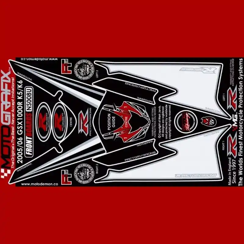 Super-Preis Motografix Steinschlagschutz passend für Suzuki GSX-R 1000 2005-2006