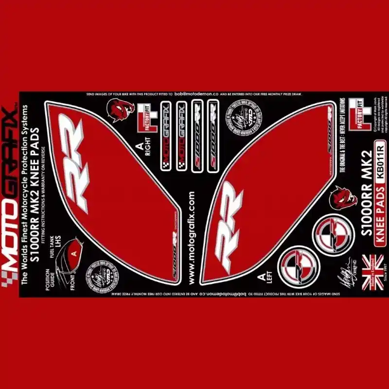 Sonderangebot Motografix Tankschutz Knie Pads passend für BMW S 1000 RR 2015-2016