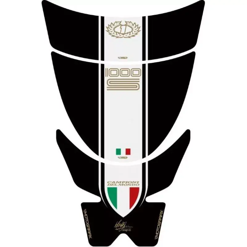 Motografix 3D Gel Tank Pad Protector passend für Ducati Sport Classic 1000 Echt