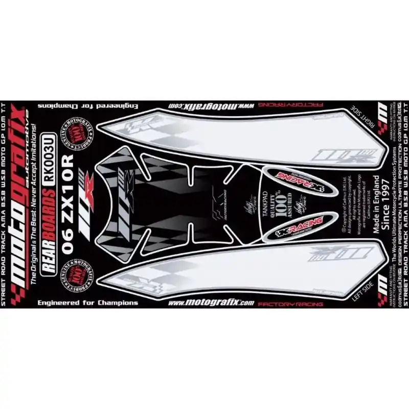 Motografix Steinschlagschutz Set passend für Kawasaki ZX-10 R 2006-2007 Neu Im Sortiment