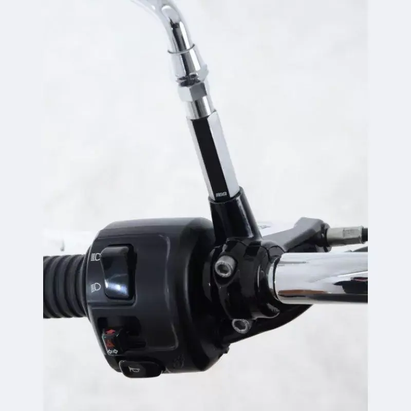 Neue Ware R&G Spiegel Verlängerungen passend für Indian Scout / Bobber / Sixty / FTR 1200 / CF Moto 700 CL-X