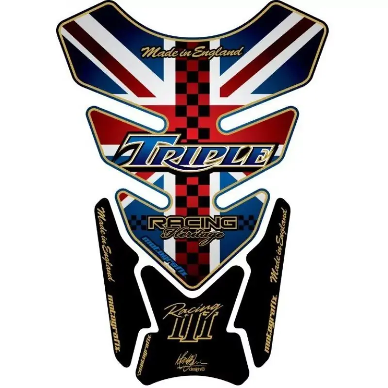 Motografix 3D Gel Tank Pad Protector TT011UJ passend für Triumph Triple Top-Angebot
