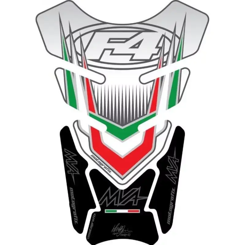 Kostenfreie Lieferung Motografix 3D Gel Tank Pad TM002W passend für MV Agusta F4