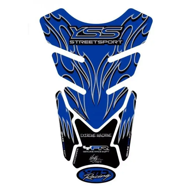 Beliebt Motografix 3D Gel Tank Pad Protector passend für Yamaha Streetsport Blue TY013B