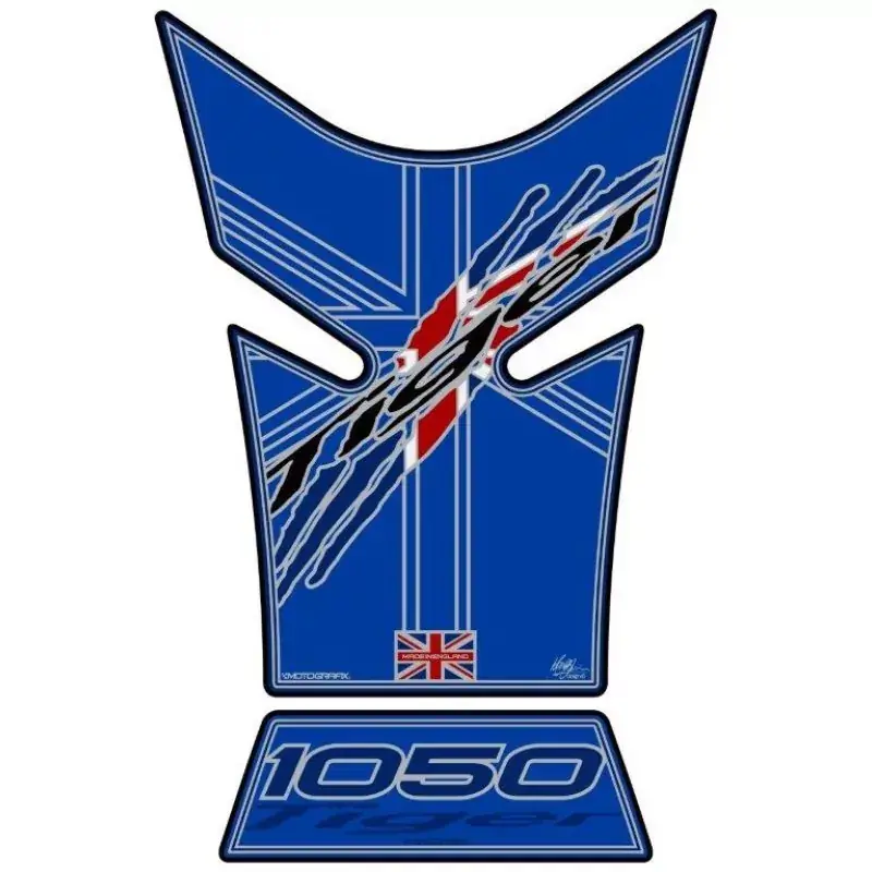 Markenprodukt Motografix 3D Gel Tank Pad passend für Triumph Tiger 1050