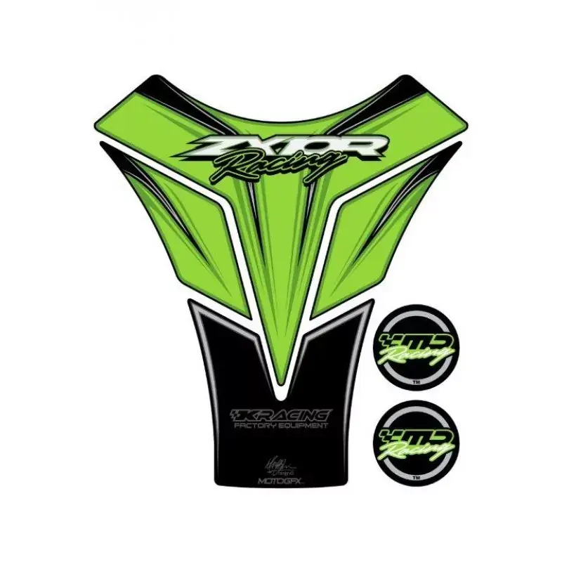 Motografix 3D Gel Tank Pad passend für Kawasaki ZX 10 R Racing Green Garantierte Lieferung