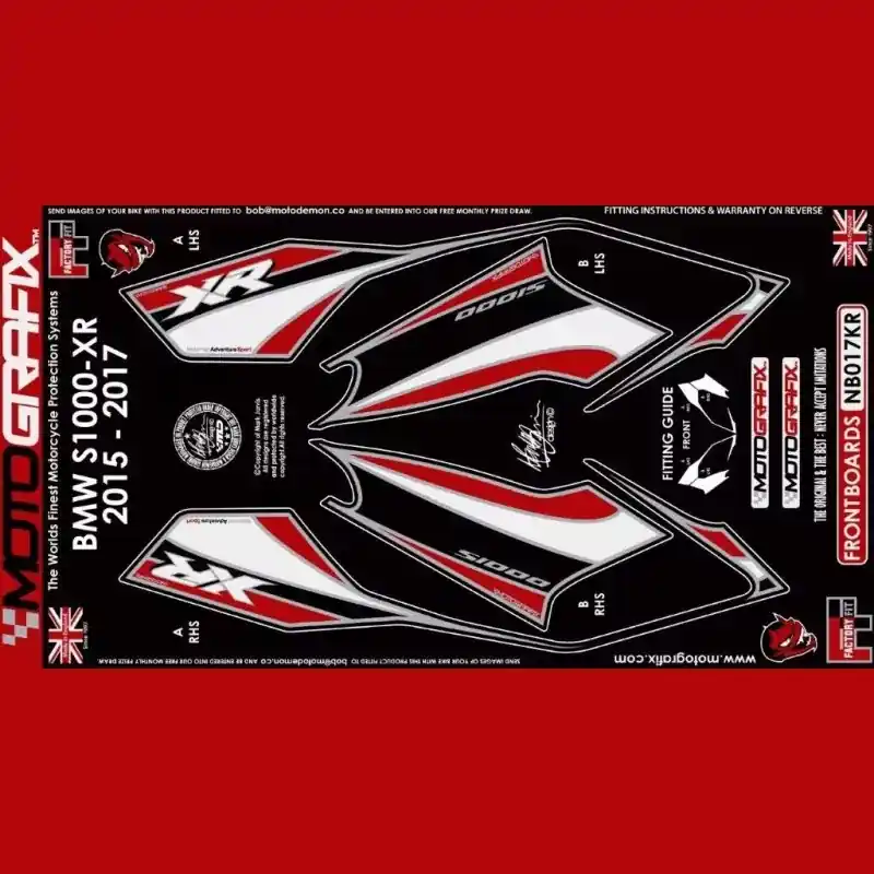 Motografix Steinschlagschutz passend für BMW S 1000 XR 2015- Neu