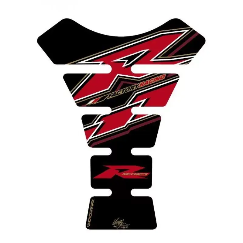 Meistverkauft Motografix 3D Gel Tank Pad Protector TY002KR passend für Yamaha YZF R6 / R1 / R25 / R3