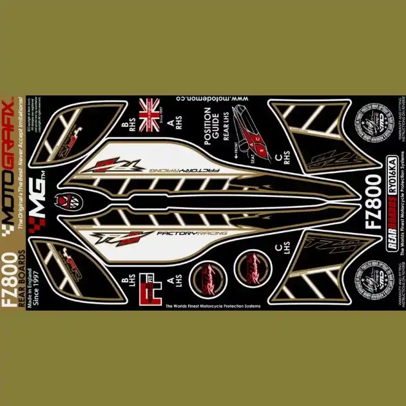 Knallerangebot Motografix Steinschlagschutz hinten passend für Yamaha FZ 8 2010-