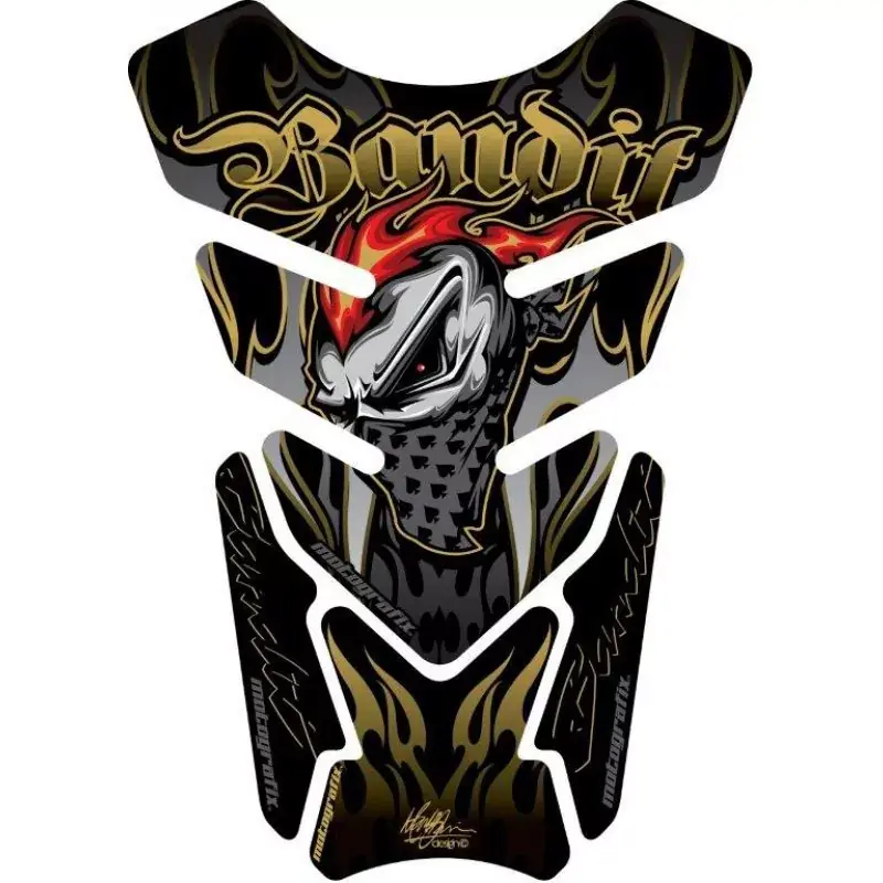 Motografix Bandit Black 3D Gel Tank Pad Protector ST078K Sonderaktion