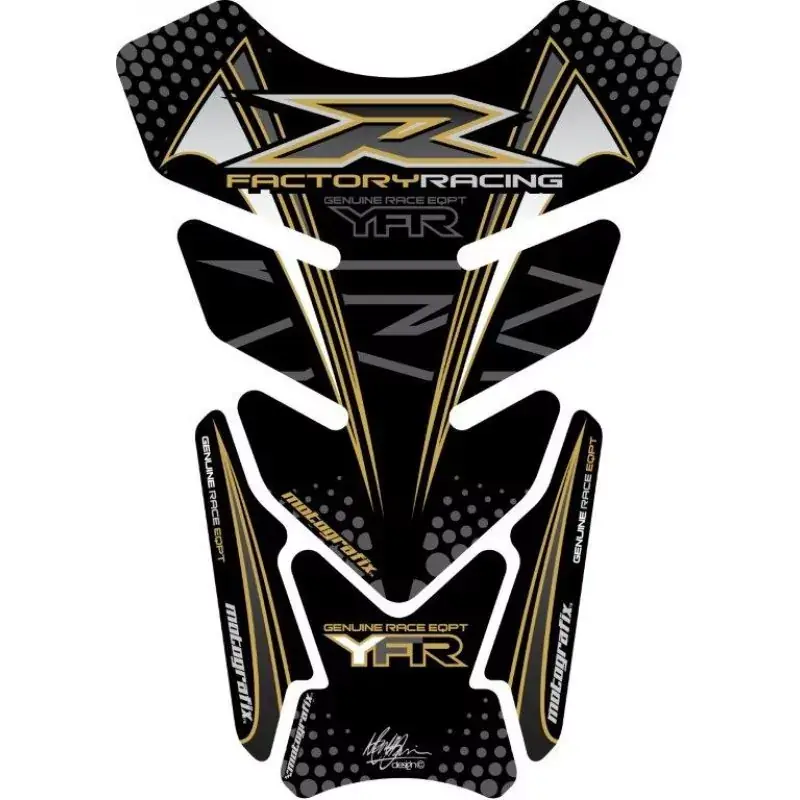Motografix 3D Gel Tank Pad TY014KA passend für Yamaha YZF R6 / R1 / R25 / R3 Versand Am Gleichen Tag