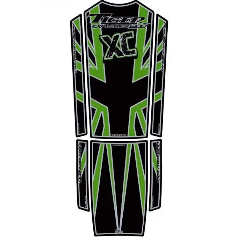 Neue Kollektion Motografix 3D Gel Tank Pad passend für Triumph Tiger Explorer 1200 XC