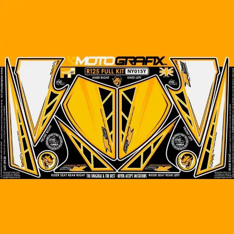 Motografix Steinschlagschutz Set passend für Yamaha YZF-R 125 NY015Y Bestpreis