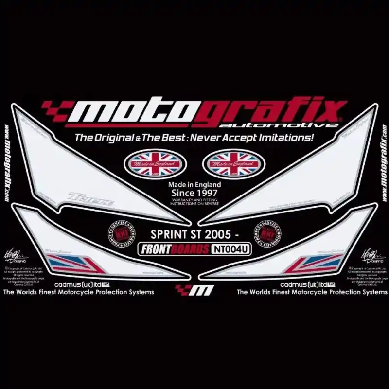 Versand Am Gleichen Tag Motografix Steinschlagschutz vorn passend für Triumph Sprint ST 2005-2009