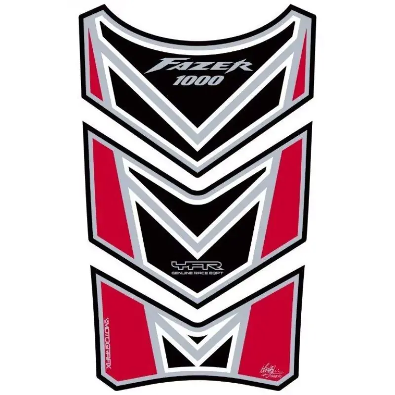 Sichere Zahlung Motografix 3D Gel Tank Pad Black/Red passend für Yamaha Fazer 1000