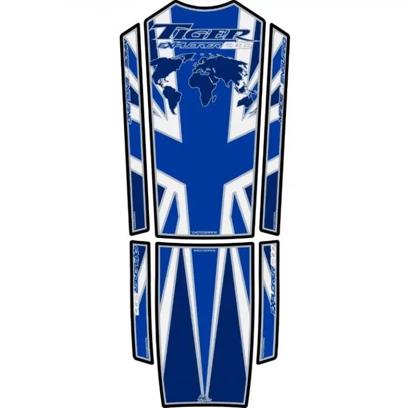 Beliebt Motografix 3D Gel Tank Pad passend für Triumph Tiger Explorer 1200