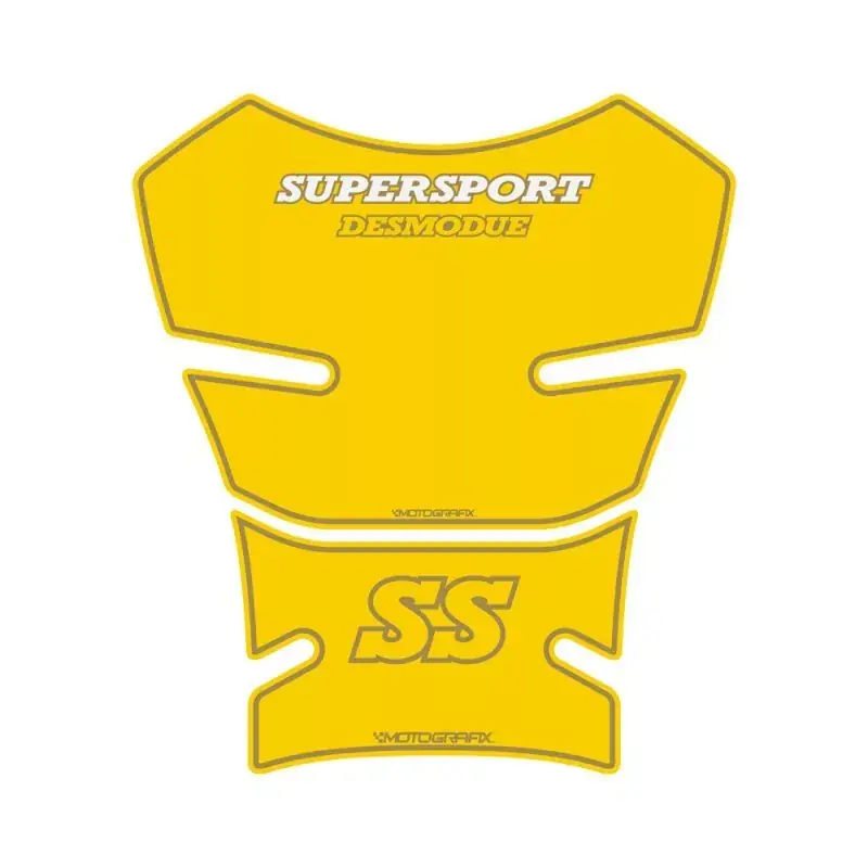 Geprüft Motografix 3D Gel Tank Pad Protector Gelb passend für Ducati SS Supersport