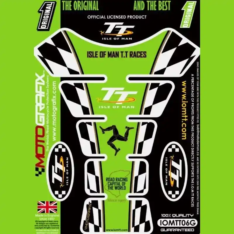 Sonderangebot Motografix Isle Of Man TT Races Official Licensed 3D Gel Tank Pad Protector IOMTT06G