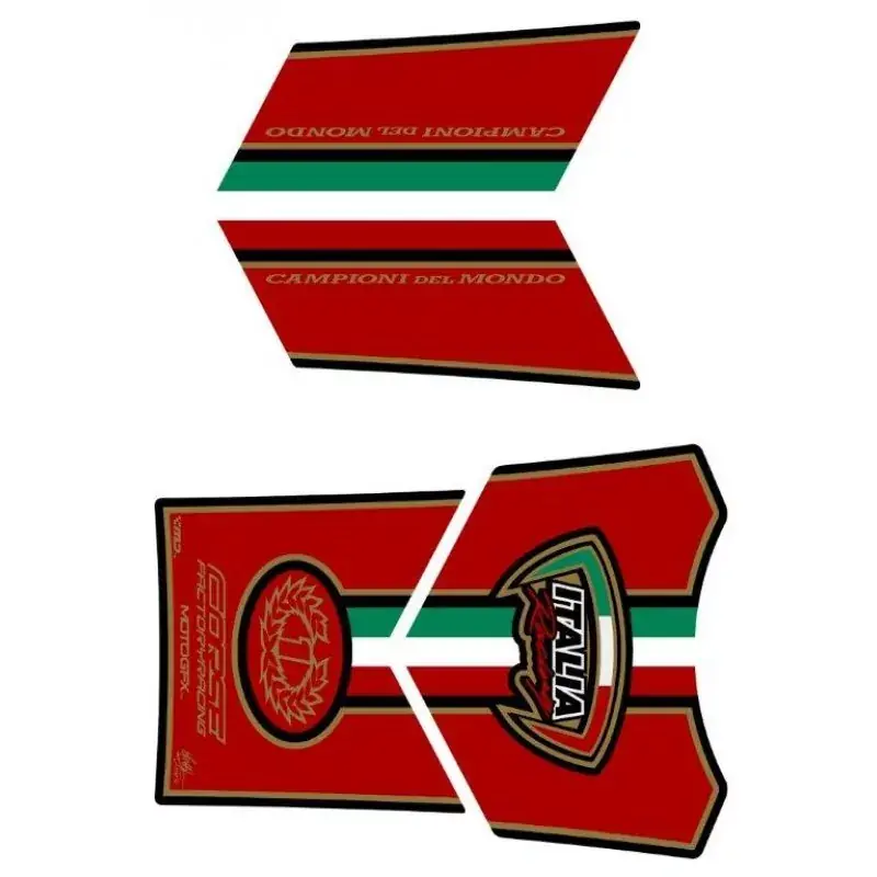 Motografix 3D Gel Tank Pad Protector TD008RE passend für Ducati Corse #1 Sichere Zahlung