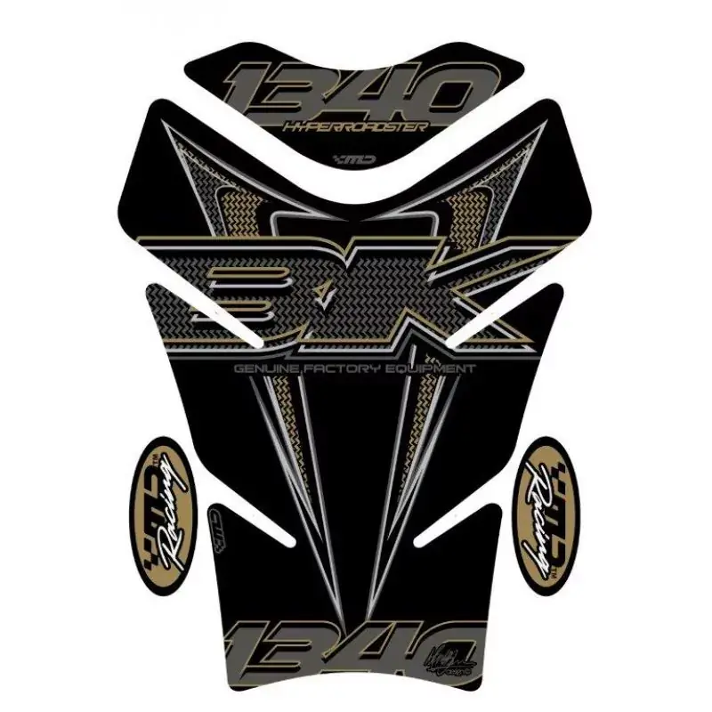 Motografix 3D Gel Tank Pad Black Oversized passend für Suzuki B-King Wochenendangebot