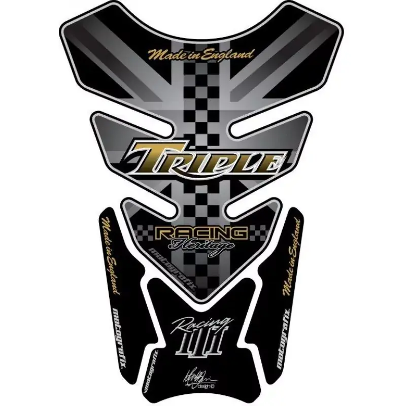 Motografix 3D Gel Tank Pad Protector TT013KS passend für Triumph Triple Bestseller