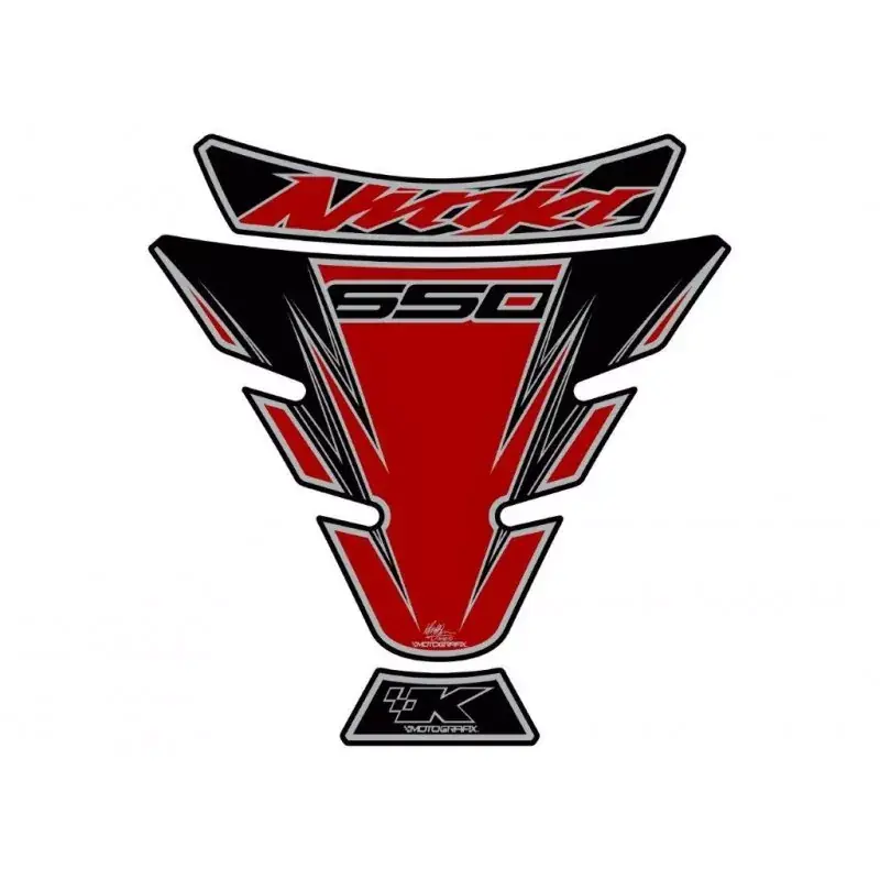 Motografix 3D Gel Tank Pad Rot passend für Kawasaki Ninja 650 Sale