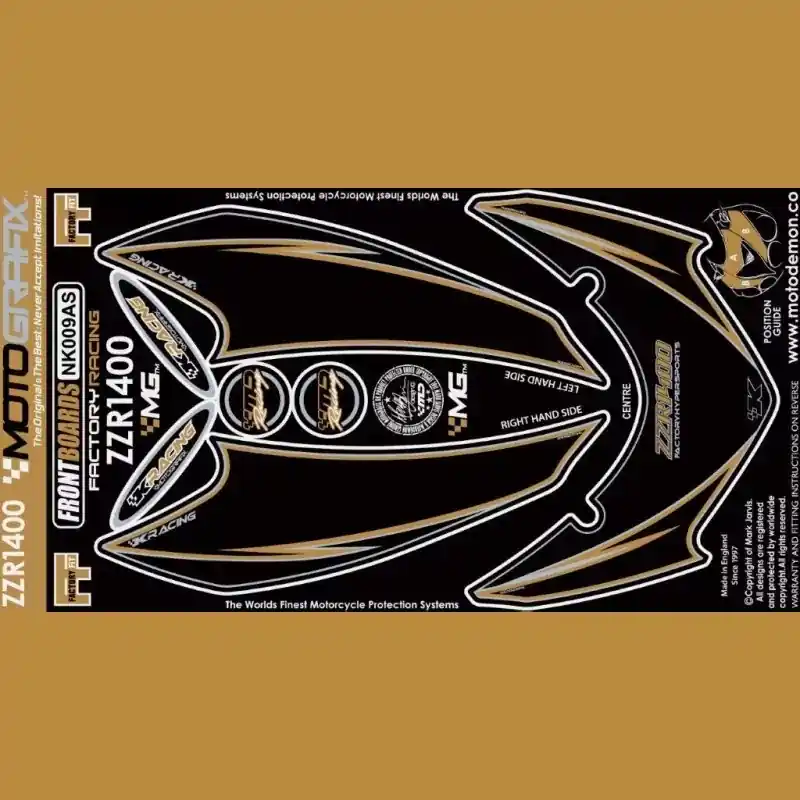Must-Have Motografix Steinschlagschutz vorn passend für Kawasaki ZZR 1400