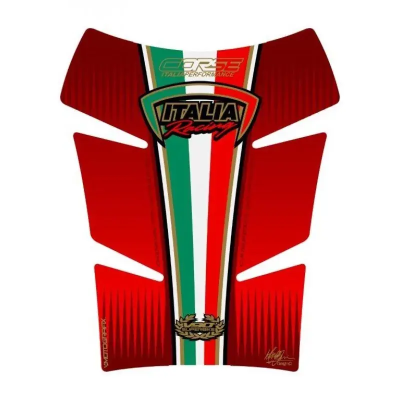 Motografix 3D Gel Tank Pad Protector TD008R passend für Ducati Corse V90° Top-Preis