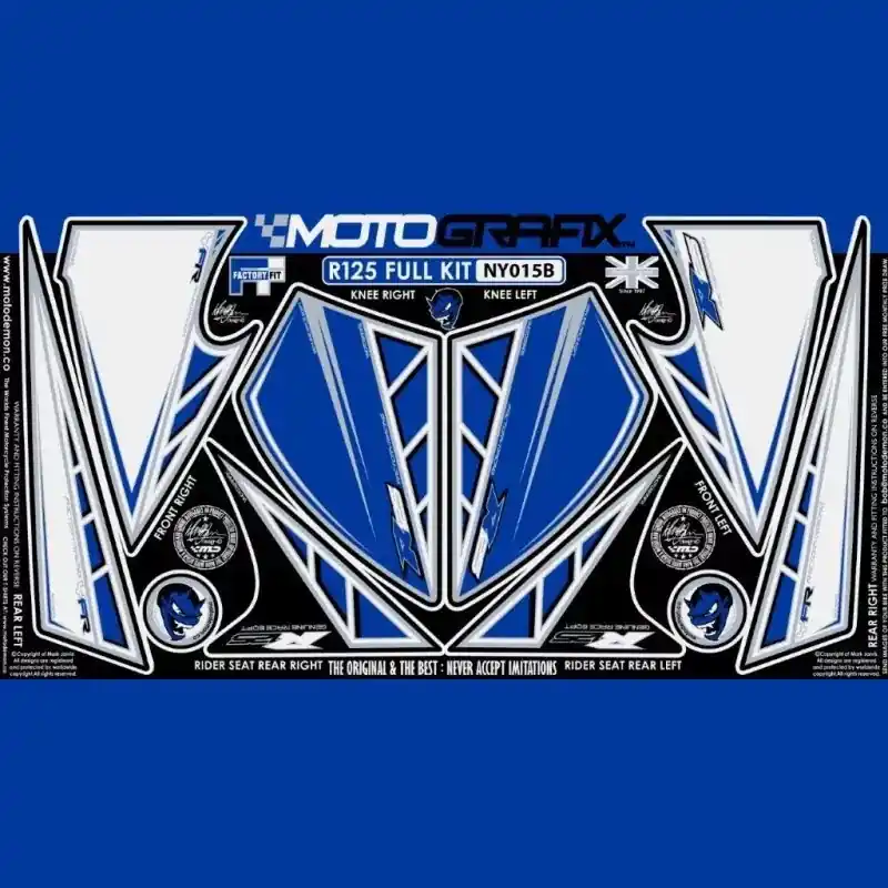 Motografix Steinschlagschutz Set passend für Yamaha YZF-R 125 NY015B Sonderaktion