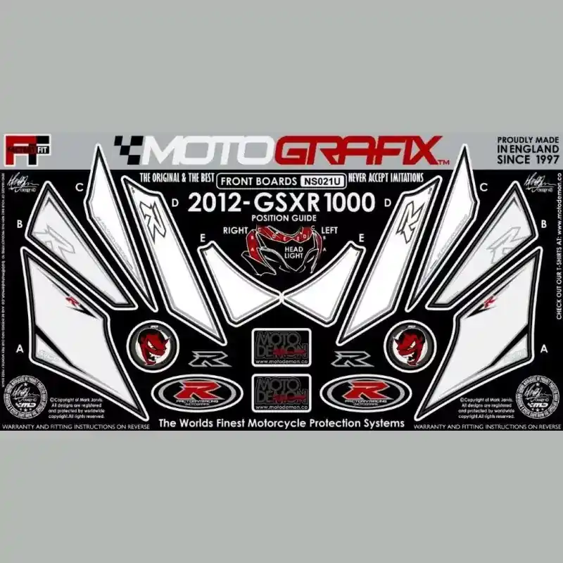 Motografix Steinschlagschutz passend für Suzuki GSX-R 1000 ab 2012 Neu